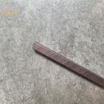 Cross Brushed Stainless Steel Tile Trim 0.85mm Thickness Corner Metal Edge Trim