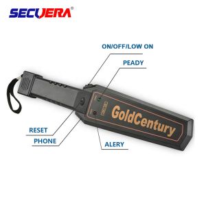 Handheld Metal Detector, Gold Century GC1001 For Body Security Checking Handheld