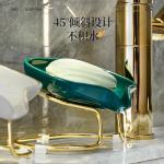 Glazed Ceramic Bathroom Soap Dispenser Farmhouse Counter Decor