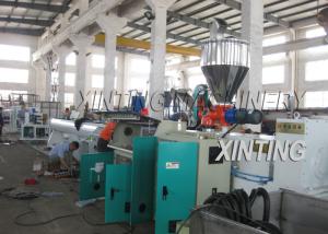 China Plastic PE Pipe Production Line High Output Speed Adjustable Lower Energy Consumption factory