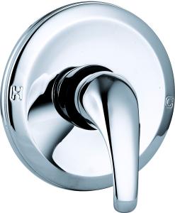 China Bathroom Concealed Shower Mixer with Chrome Finish Brass Material T8027C factory