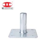 Q235 Customized Metal Swivel 48MM Scaffold Jack Base Plate