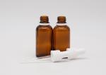 Cylinder 50ml Amber Glass 30ml Essential Oil Bottle