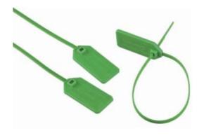 China RFID Custom Logo Tag Zip Ties Labels Plastic Seals Security Garment Clothes Shoe Brand Logo Label Hang factory
