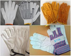 China Work gloves , cotton gloves , leather gloves , safety gloves factory
