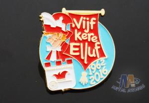 China Custom Design Metal Carnival Lapel Pin Badges, Soft Enamel Or Hard Enamel With Butterfly Clutch factory