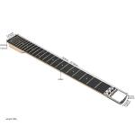 Easy To Install 24 Fret Guitar Neck Headless Bass Neck 22.16 Inches Length