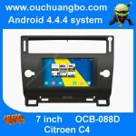 Ouchuangbo S160 car DVD GPS radio S160 Citroen C4 with 4 core 3G WIFI 1024*600