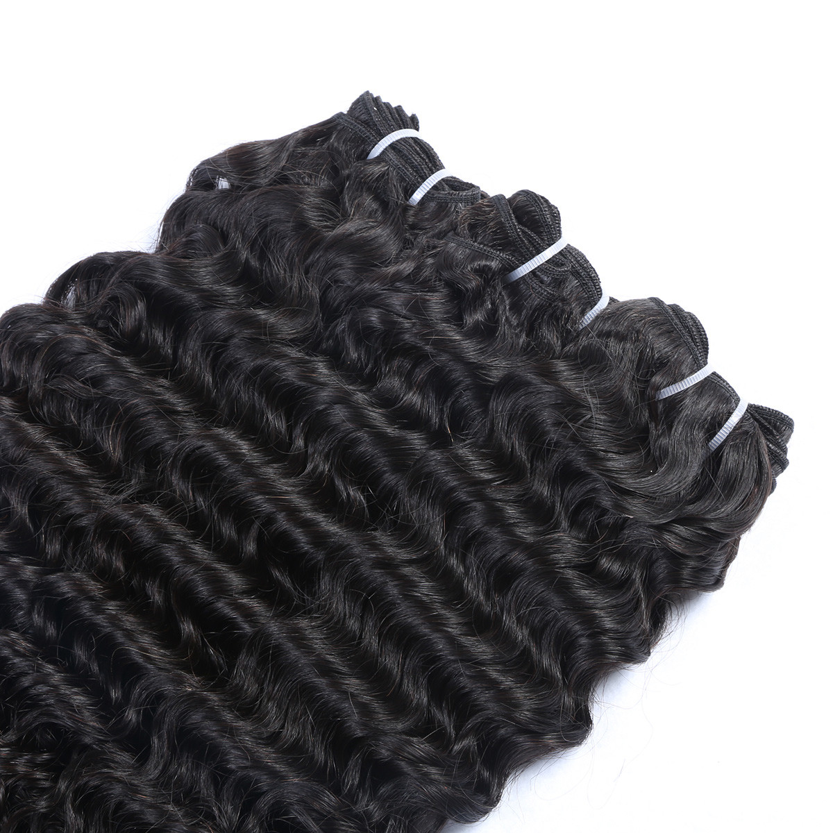 8"~36" 8A Grade Unprocessed Brazilian Deep Wave Hair Weave Brazilian Human Hair
