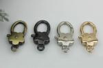Promotion 4 color zinc alloy small 5 mm handbag snap hook wholesale
