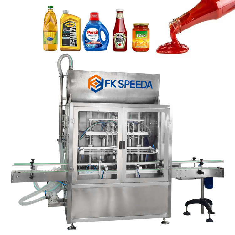5000 ml Capacity Automatic Bottle Liquid Filling Machine for Oil in 5 Gallon Pails