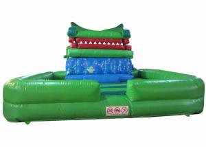 China Crocodile cartoon themed inflatable water slide with big water pool big inflatable crocodile water pool slide factory