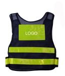 Safety reflective vest security products free size mesh fabric logo customized