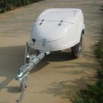 Cold Rolled Steel Fiberglass Motorcycle Trailers / Fiberglass Luggage Trailer