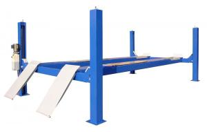 China 9000lbs 4 Post Lift With Wheels Alignment Hoist Lifting Height 1825mm factory