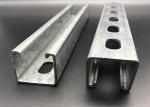 Q235 Stainless Steel Strut C Channel Pre Galvanized For Seismic Bracing