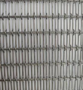 China Anoding Coating Lightweight Flexible Metal Mesh Fabric Square factory