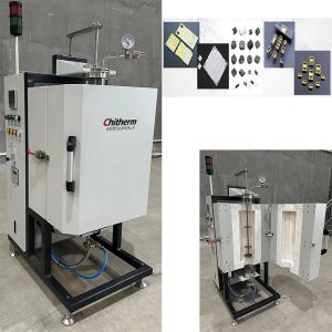 China 500C Vertical Vacuum Tube Furnace For Firing Electronic on sale