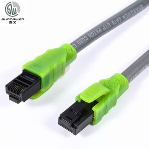 China Luminous Ethernet Patch Cable 4P PVC LSZH Jacket High Speed Copper Cable factory