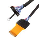 LVDS FPD Link Cable 51 Pin LCD Extension Cable With ISO9001 2008 Certification