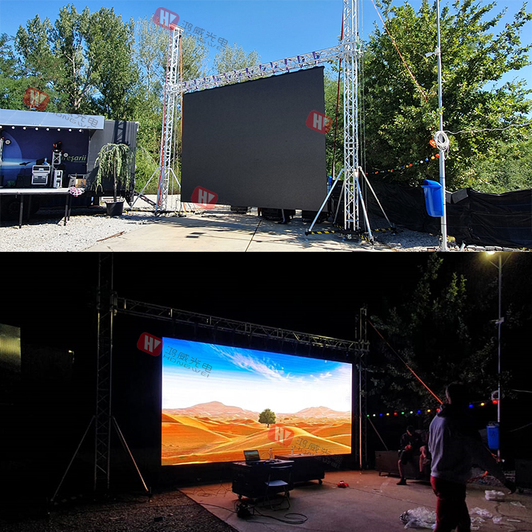 Die Casting Aluminum Portable LED Video Wall P4 P5 P6 Turnkey Stage Rental Event