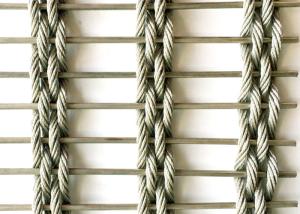 China 11mm XY M4375 Stainless Steel Crimped Woven Wire Mesh Building Partitions factory