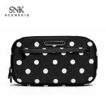Break Resistance Polka Dot Polyester Cosmetic Bag For Female