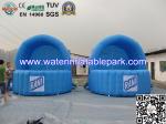 Blue Inflatable Advertidsing Tent , 2 Person Clear Inflatable Lawn Tent
