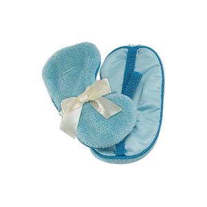 China Adjustable Colorful Spa Treatment Eye Mask With Coral Fleece Satin Mateiral factory