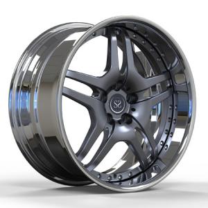 China Forged 5x112 Alloy Wheel Aluminum For Glc Car Chrome Barrel Gun Metal Disc Rims factory
