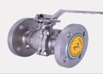 DN600 Size Q47f-64P Liquid Flanged Butterfly Valve / Single Flange Butterfly