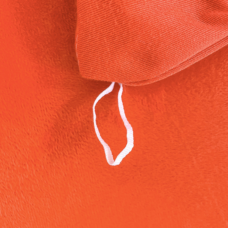 Bright Orange Luxury Shaggy Warm Mink Velvet Crystal Bedding Set for 1.8m 6 feet Beds