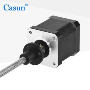 China 1.8 Degree 2 Phase 12V Hybrid Nema 17 Tr8*2 Non Captive Stepper Motor 48mm Body factory