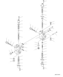 China 700-82-84001 700-92-35000 For Komatsu WA300-3A WA320-5 WA380-5 WHEEL LOADERS Hydraulic Main Control Valve Construction Machinery Parts Aftermarket factory