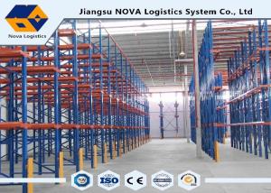 China Wine / Tobacco Carton Storage Rack 10 Pallet Deep , Heavy Duty Pallet Racks Drive In on sale