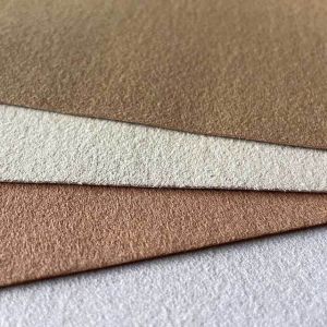 0.8mm 1.4m Glove PU Synthetic Leather Imitation Suede For Sportswear