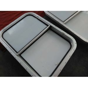 Marine Weathertight Sliding Marine Windows Aluminum Frame Wheelhouse Window