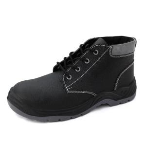 China S3 Industrial Steel Toe Boots Unisex High Cut Leather Boots For Winter factory