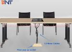 1.5 Meter Cables Desk Hidden Socket / Meeting Table Pop Up Electrical Outlet