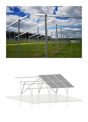 China Ground Mount C-Channel Steel Solar Mounting System S350GD factory