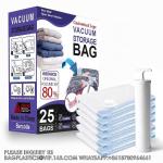 Big Size Space Saving Compressed Polyester Vacuum Storage Bags Combo 12 Pack