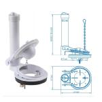 Hotel And Toilet Anti-lock Braking Device Single Side Pull Handle Plastic Full