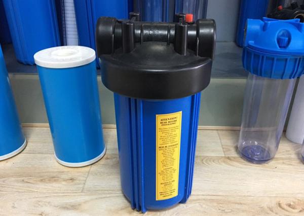 China 10" Big Blue PP Single "O" Ring Water Filtration Housing For Water Purifier factory