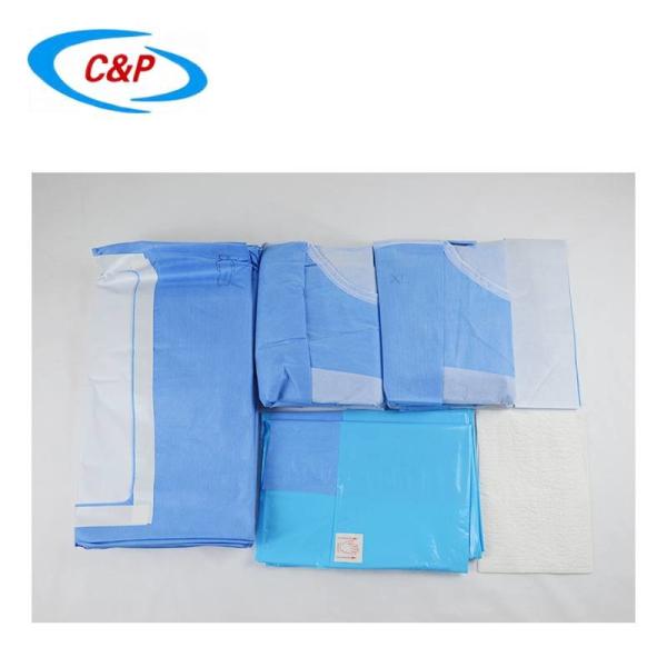 SMS/PP/PE Nonwoven Disposable Surgical Laparoscopy Pack Sterile Medical Supplies