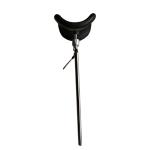 Electroplated PU Material Leg Rest Black Color For Obstetric Table