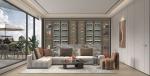 Fadior Soft Blue Stainless Steel TV Storage Cabinet With Seamless Integration