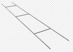Galvanized Block Ladder Concrete Reinforcement Wire Mesh 150mm Width