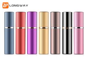 China Empty Pen Type Twist Up Refillable Perfume Spray Bottle Aluminium Covered 10ml factory