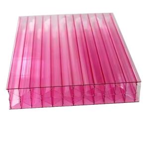 China UV Coated Multiwall Roofing Polycarbonate Sheet 30mm X Triple PC Hollow Sheet factory