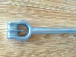 Forged hot dip galvanized Twin Eye Earth Anchor Rod for power line fittings
